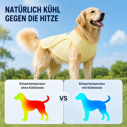 Sommer-Kühlweste für Hunde | Atmungsaktiver Sonnenschutz für alle Größen