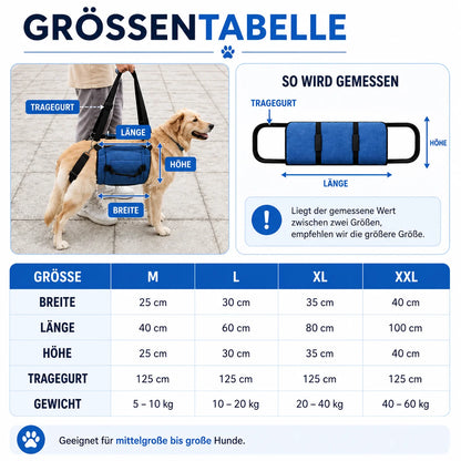 Hundetragehilfe Geschirr mit Griff | Komfort & Unterstützung im Alltag