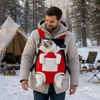 Katzenrucksack | Atmungsaktive Tragetasche für kleine Katzen