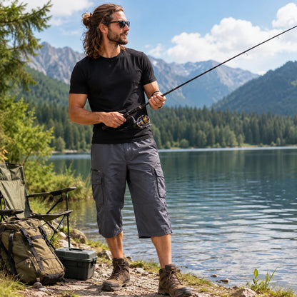 Herren Cargo Shorts aus Baumwolle | Atmungsaktiv für Outdoor & Freizeit