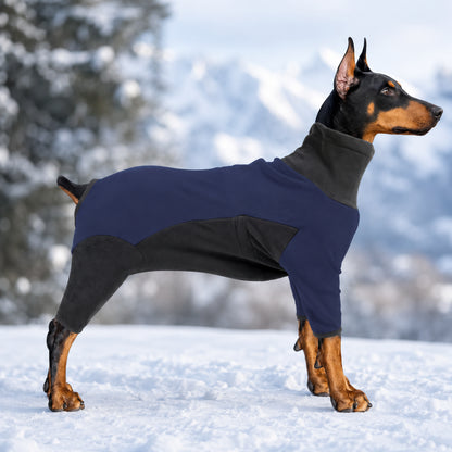 Fleece Hundepullover Winter | Warmer Rollkragen für kleine & große Hunde