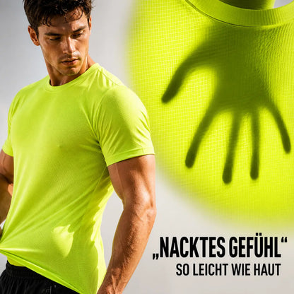 Herren Sportshirt – Atmungsaktiv, Schnell trocknend für Training