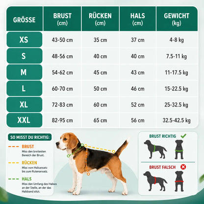 Hundekühlweste mit UV-Schutz UPF 50+ | Atmungsaktiver Kühlmantel für Hunde & Katzen