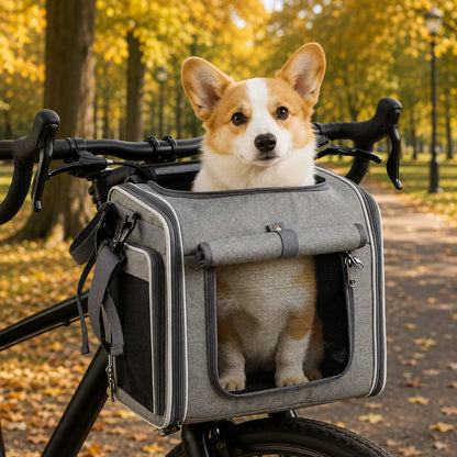 Hunde Fahrradkorb für kleine Hunde | Sicher & bequem