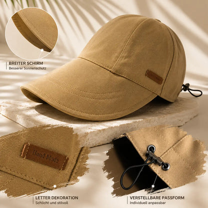 Damen Sonnenhut UV50+ | Faltbarer Sommerhut mit Breiter Krempe