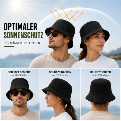 Atmungsaktiver Fischerhut mit UPF50+ UV-Schutz | Leicht & Faltbare Bucket hat