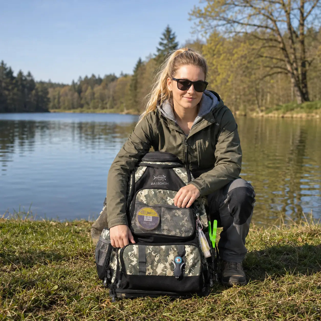 Angelrucksack  Außenbereich 