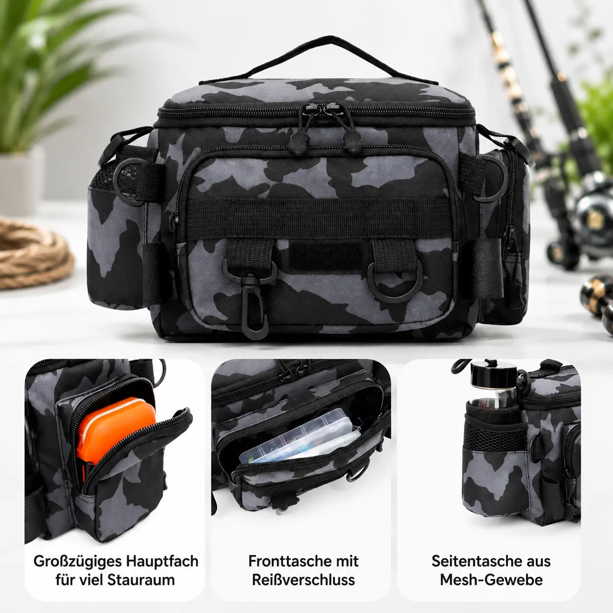 Angeltasche  Produktmerkmale 