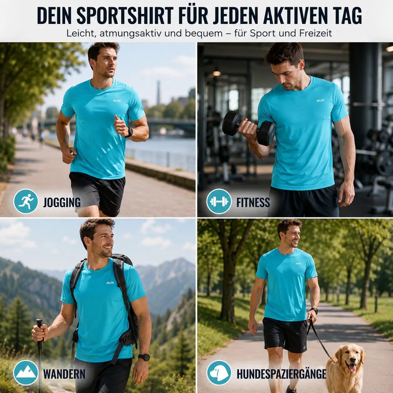 Sportshirt Anwendungsszenarien 