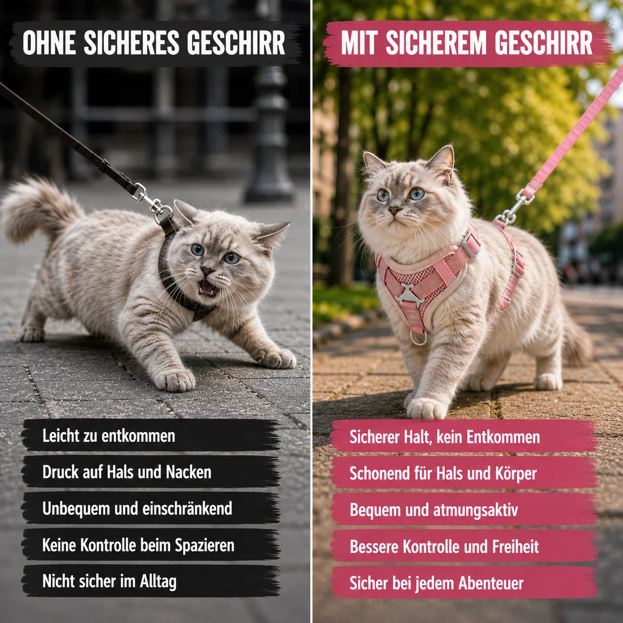 Ausbruchsicheres_Katzengeschirr Produktvergleich 