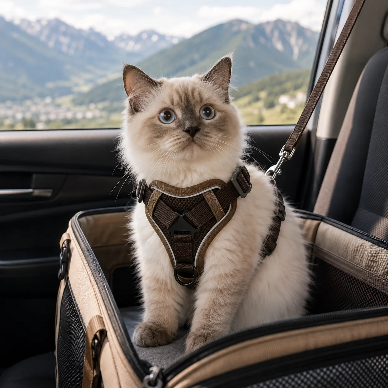 Ausbruchsicheres_Katzengeschirr variantbild kaffee