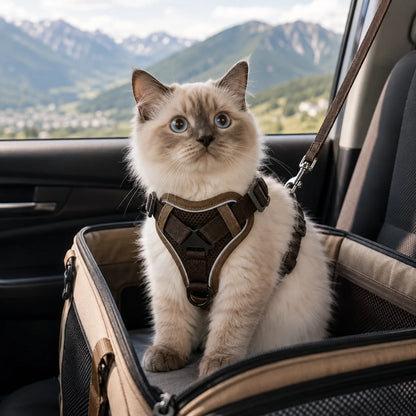 Ausbruchsicheres_Katzengeschirr variantbild kaffee