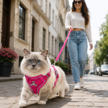 Ausbruchsicheres_Katzengeschirr variantbild  magenta