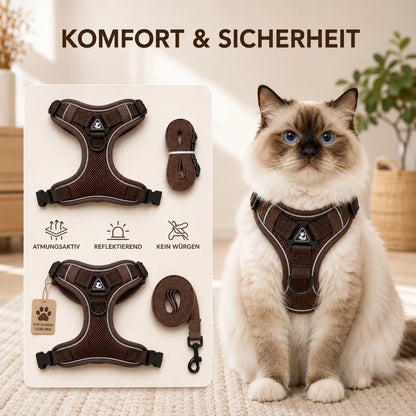 Ausbruchsicheres_Katzengeschirr Größentabelle 