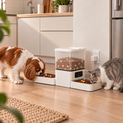Automatischer_Futterautomat  Lifestyle-Bild 