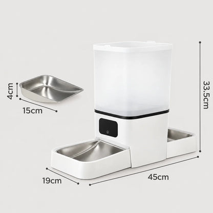 Automatischer Futterautomat | 6L WLAN Futterspender für Hunde & Katzen