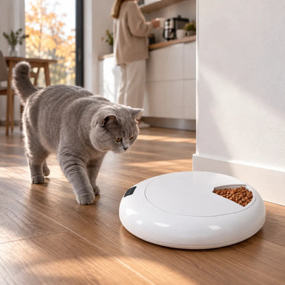 Automatischer Futterautomat Katze Lifestyle-Bild