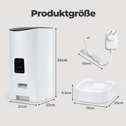 Automatischer Katzenfutterautomat mit Kamera Produktgröße 