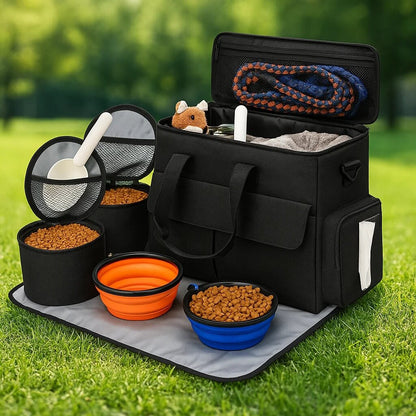 Katzenrucksack für Reisen & Ausflüge | wasserfest und praktisch