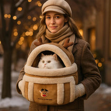 Plush Cat Carrier | Warm & Safe Carrier for Cats
