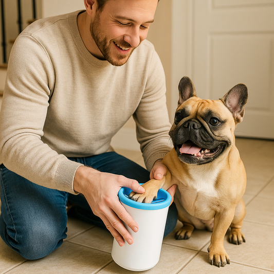 PfotenZauber – Der elektrische Pfotenreiniger für Hunde & Katzen
