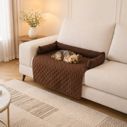 Dog bed with sofa cover | waterproof & washable with comfortable edge