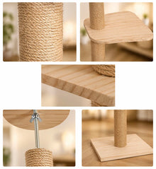 Cat Scratching Post Ceiling-High | Climbing Tree with 4 Levels