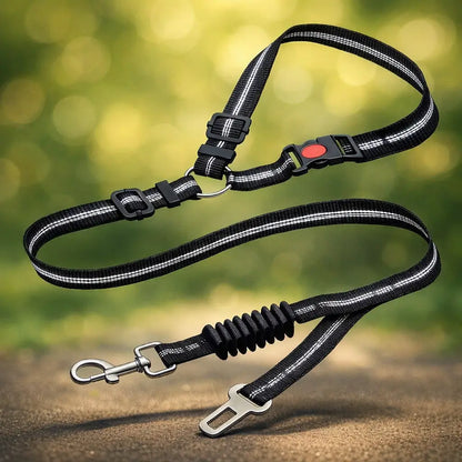 SafeRide – The adjustable safety belt for dogs in the car