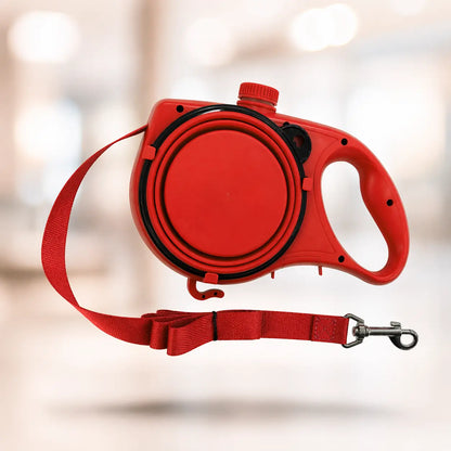 3-in-1 Dog Leash with Water Bottle & Waste Bag Dispenser