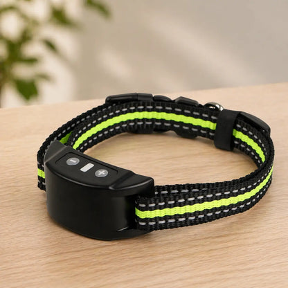 Collier anti-aboiement pour chiens sans électricité avec vibration