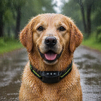 Collier anti-aboiement pour chiens sans électricité avec vibration