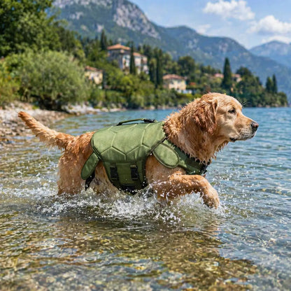 Dog Life Jacket | Swimming Aid with Buoyancy & Handle