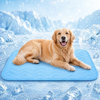 Tapis rafraîchissant pour chien lavable | Refroidissement immédiat & antidérapant