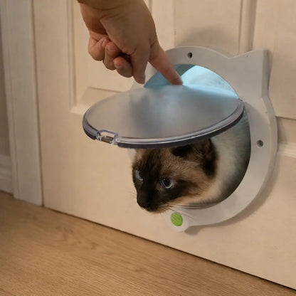 Cat flap with magnetic closure | 4-way locking & secure installation