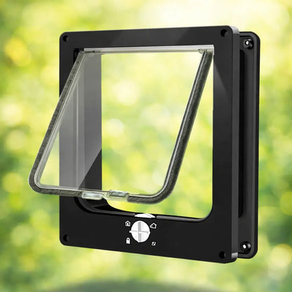 Cat flap with 4-way locking | Safe & Easy to Install