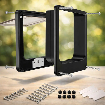 Cat flap with 4-way locking | Safe & Easy to Install