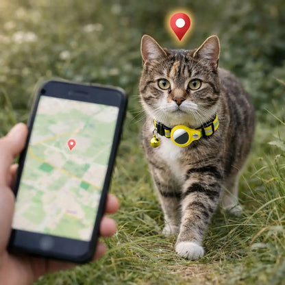 FreedomSafe | GPS Cat Collar with AirTag Holder