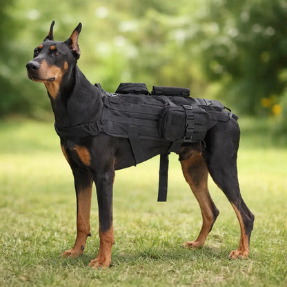 Tactical Dog Harness with Pockets | Modular Training Vest
