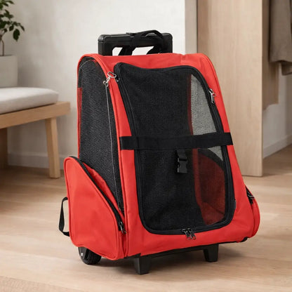 Cat Carrier Bag & Dog Carrier Bag | With Wheels & Foldable