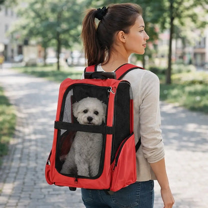 Cat Carrier Bag & Dog Carrier Bag | With Wheels & Foldable