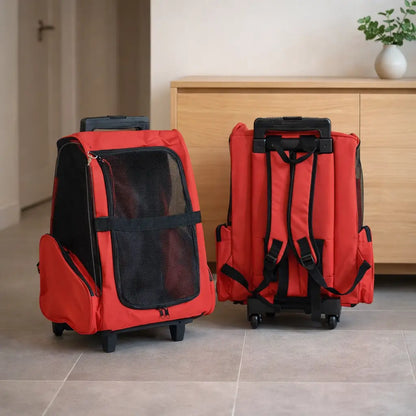 Cat Carrier Bag & Dog Carrier Bag | With Wheels & Foldable
