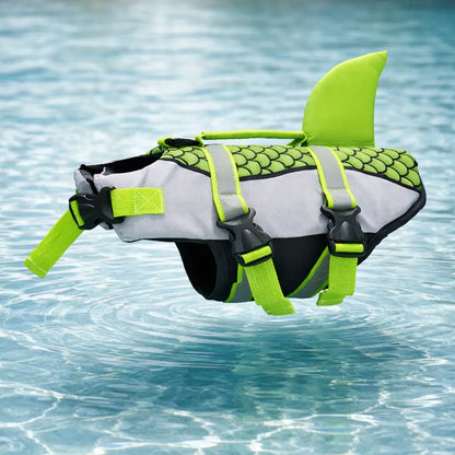 Schwimmweste Hund | Hai-Design mit Auftrieb