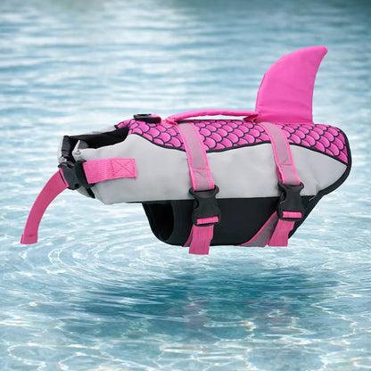 Schwimmweste Hund | Hai-Design mit Auftrieb