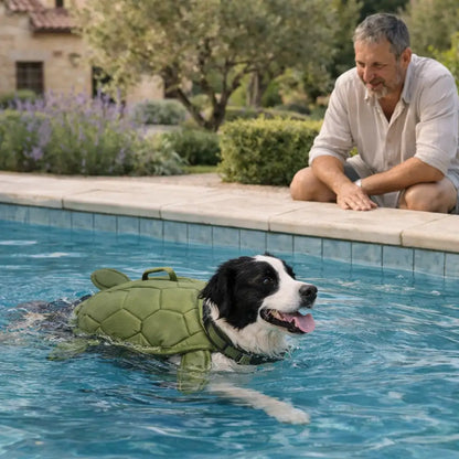 Dog Life Jacket | Swimming Aid with Buoyancy & Handle