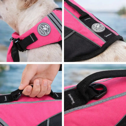 Dog Life Jacket with Handle | Secure Buoyancy & Visibility