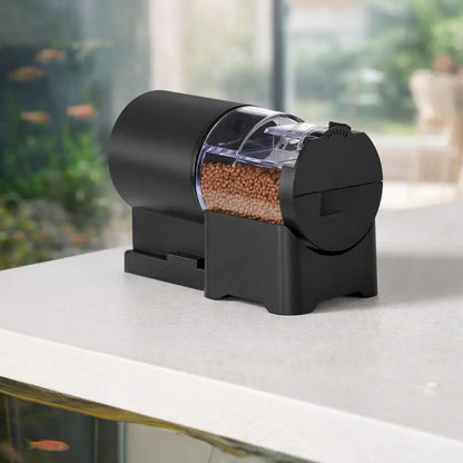 Distributeur automatique de nourriture pour poissons d'aquarium 100ml | Minuterie