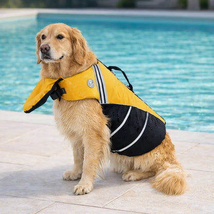 Dog Life Jacket with Handle | Secure Buoyancy & Visibility
