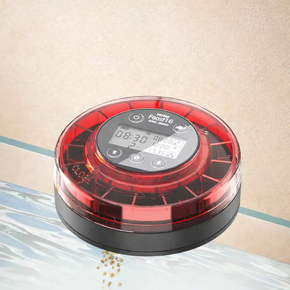 Distributeur automatique de nourriture pour aquarium | 16 compartiments & minuterie LED