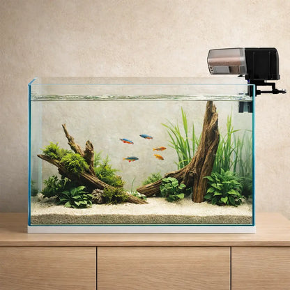 Distributeur de nourriture pour aquarium Wi-Fi | Contrôle par application & vocal