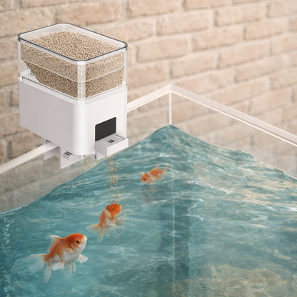 Distributeur de nourriture pour aquarium Wi-Fi 450ml | Contrôle par application